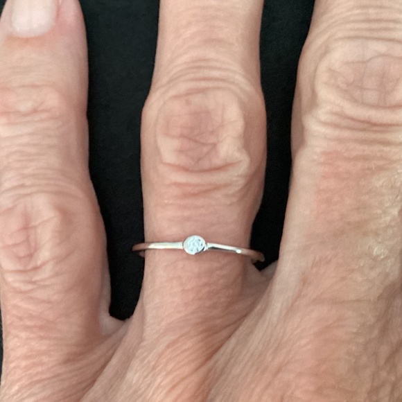 NWT 925 Sterling Silver Zircon Ring - Picture 2 of 4